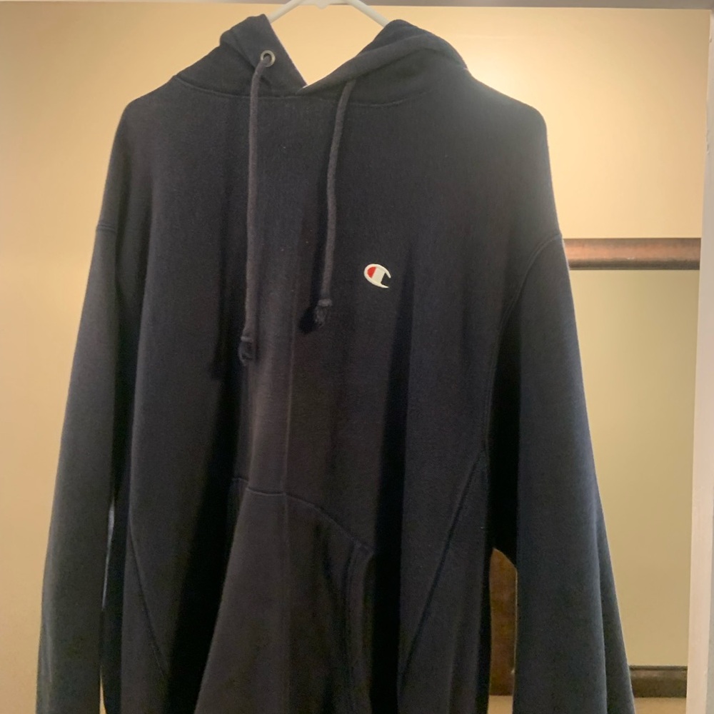Champion Navy Sweatshirt Hoodie